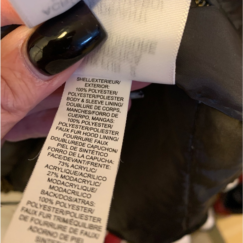 Lucky Brand camouflage hooded winter coat with faux fur trim - Picture 10 of 14